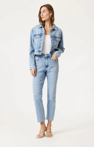NEW YORK STRAIGHT LEG IN LIGHT BLUE BLOOM DENIM
