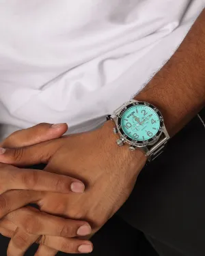 Nixon 51-30 Chrono Watch Silver/Turquoise