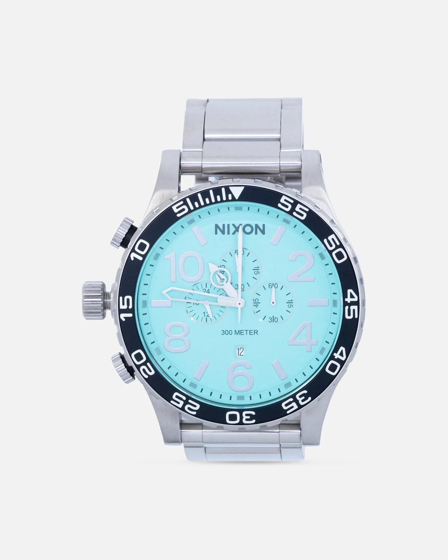 Nixon 51-30 Chrono Watch Silver/Turquoise