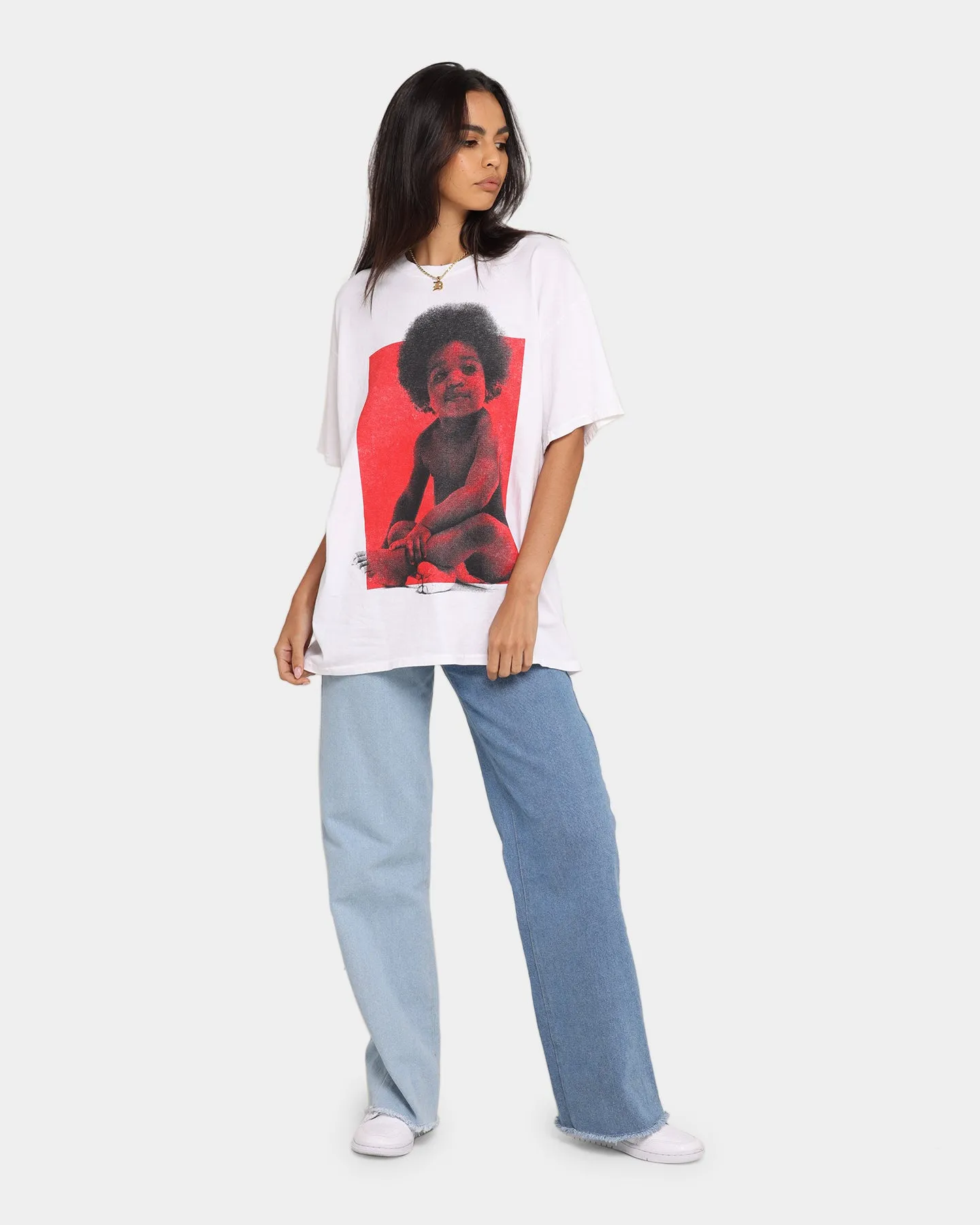 NOTORIOUS B.I.G Biggie Baby Vintage T-Shirt White