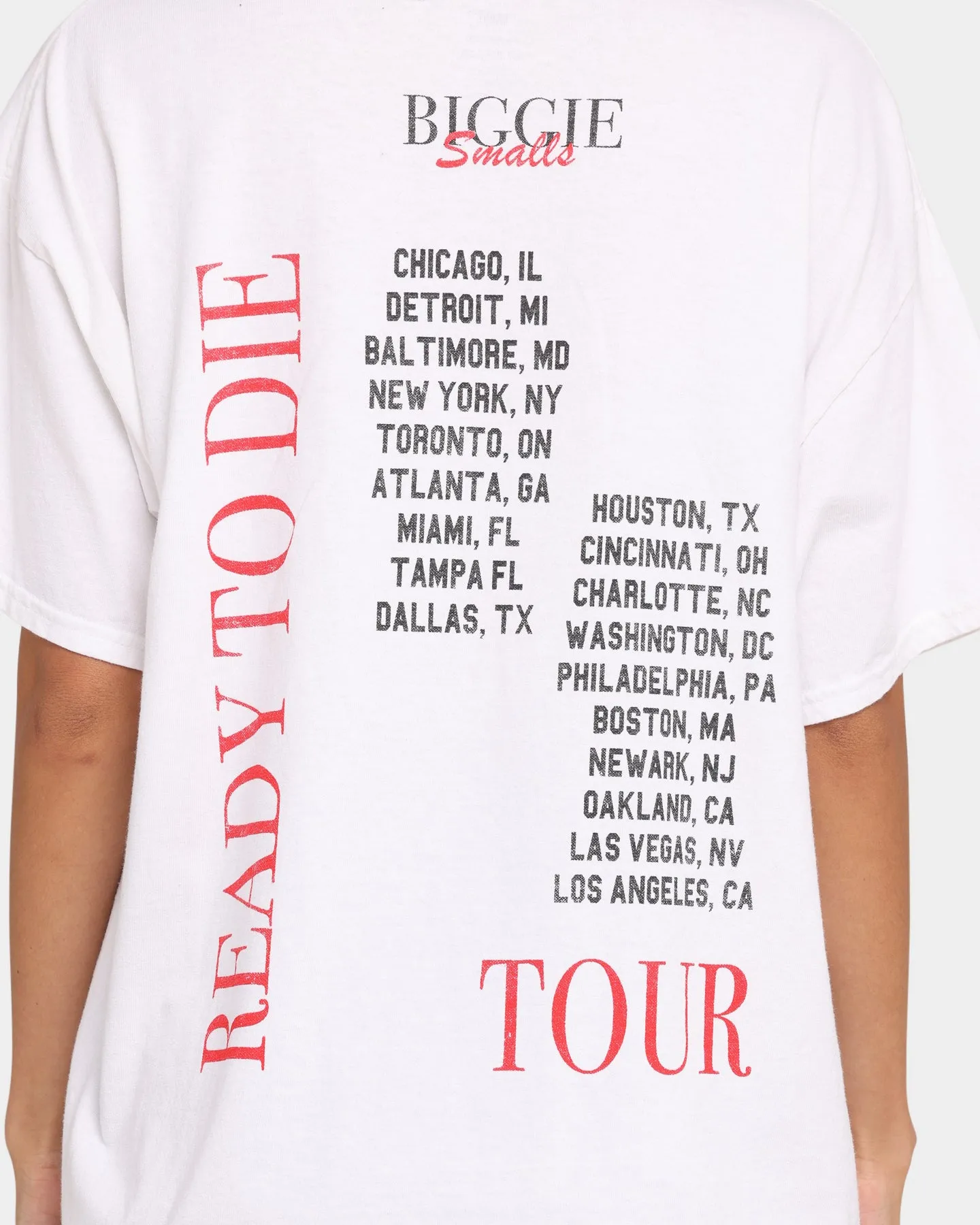 NOTORIOUS B.I.G Biggie Baby Vintage T-Shirt White