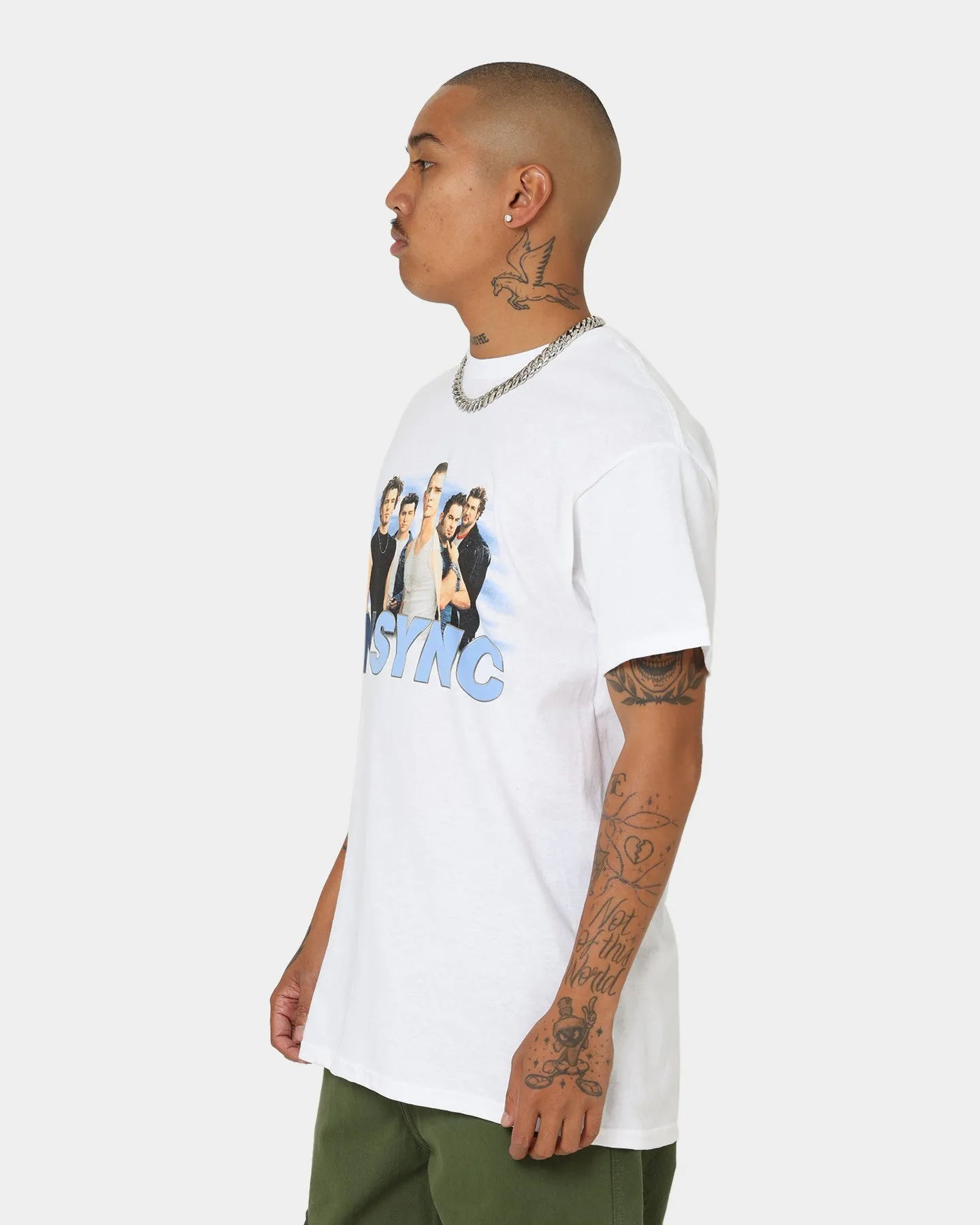 NSYNC Cloud Photo T-Shirt White