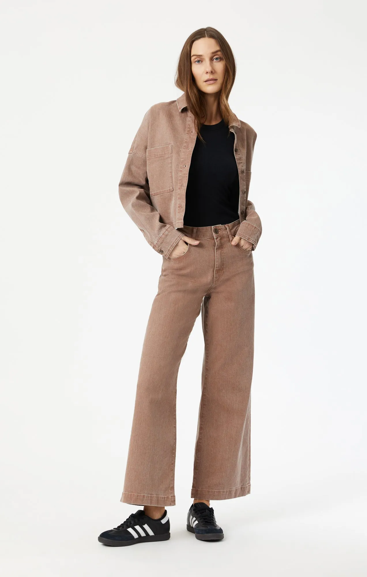 PALOMA WIDE LEG IN ROSE NATURAL DYE