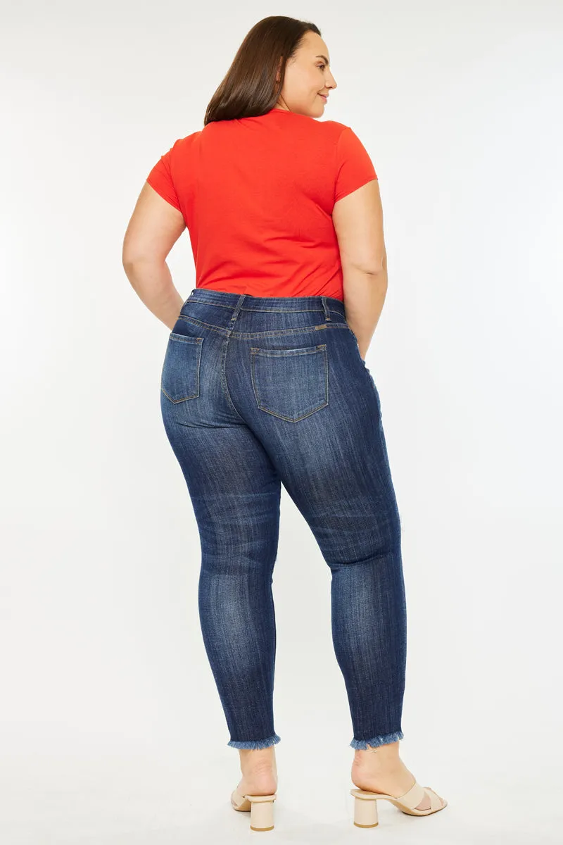 Penny Mid Rise Ankle Skinny Jeans (Plus Size)