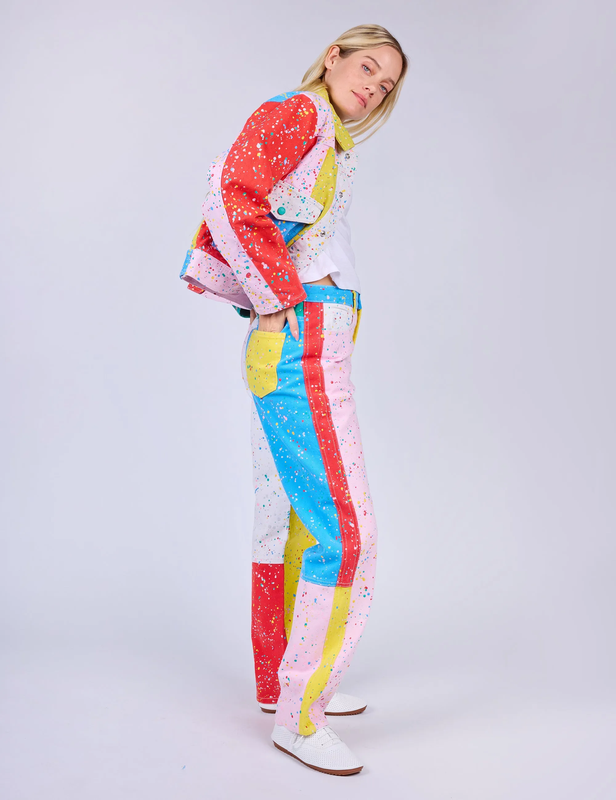 Playcraft Splatter Denim Jeans