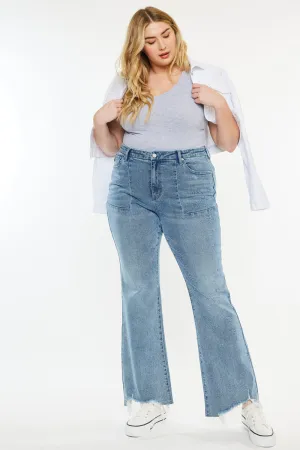 Poppy  High Rise Flare Petite (Plus Size)