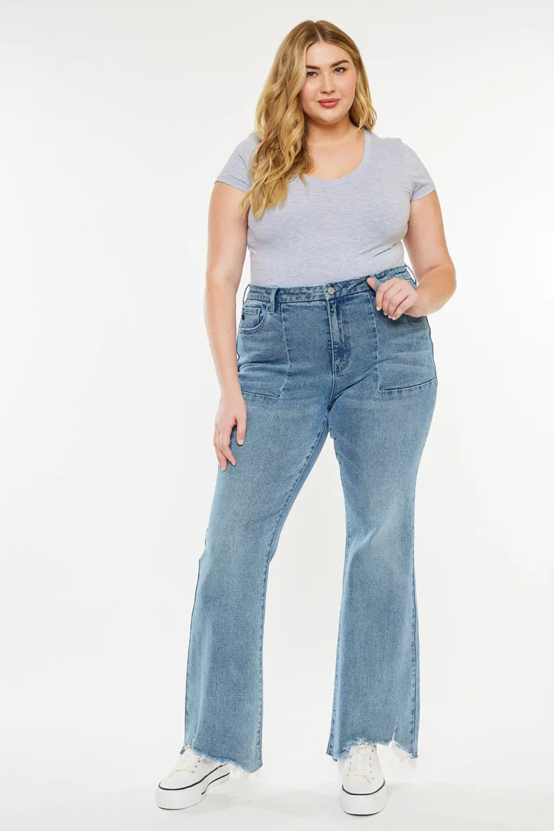 Poppy  High Rise Flare Petite (Plus Size)