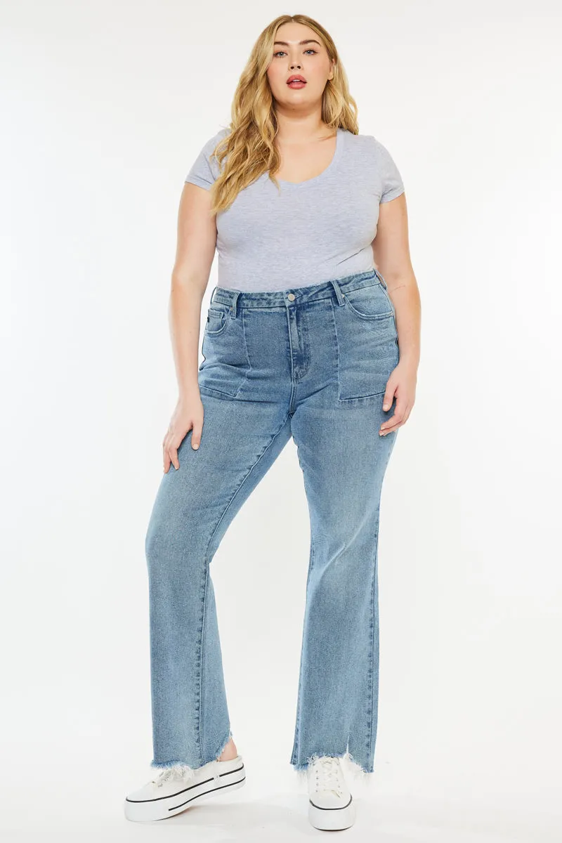 Poppy  High Rise Flare Petite (Plus Size)