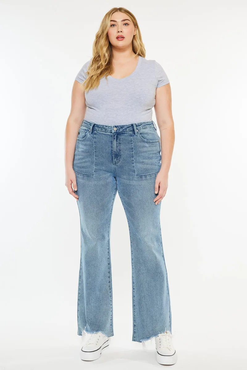 Poppy  High Rise Flare Petite (Plus Size)