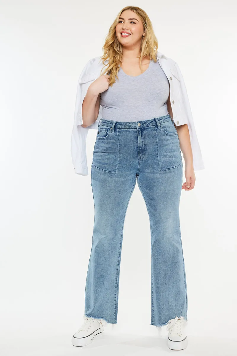 Poppy  High Rise Flare Petite (Plus Size)