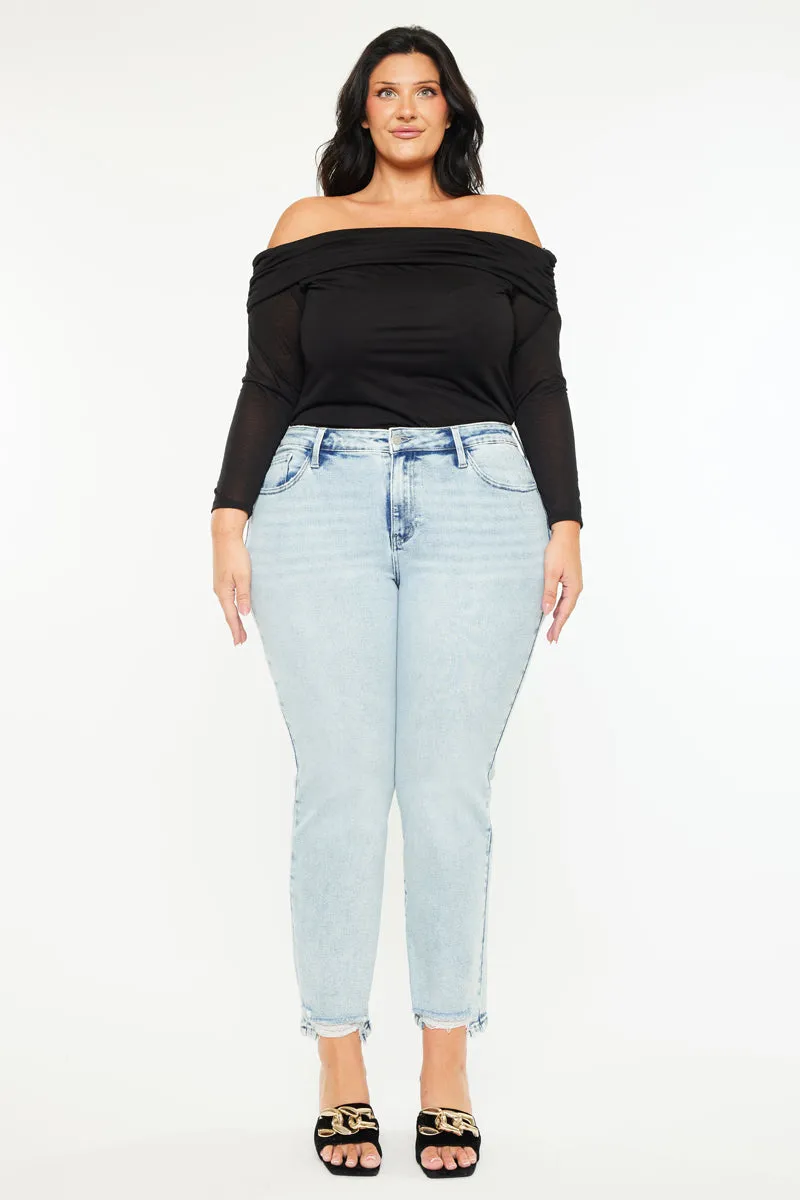 Primm Mid Rise Crop Straight (Plus Size)