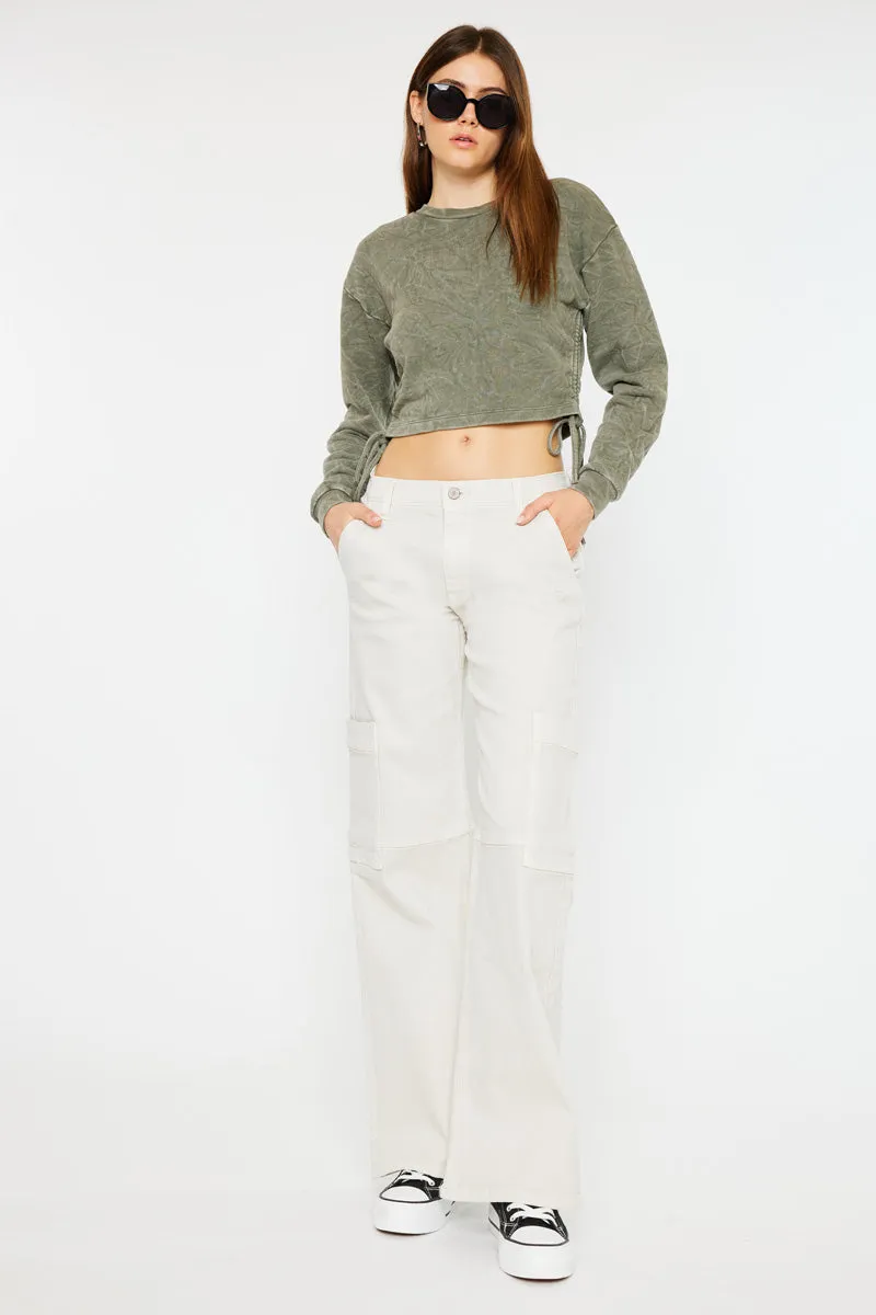 Rain Low Rise Knee X-Cargo Jeans