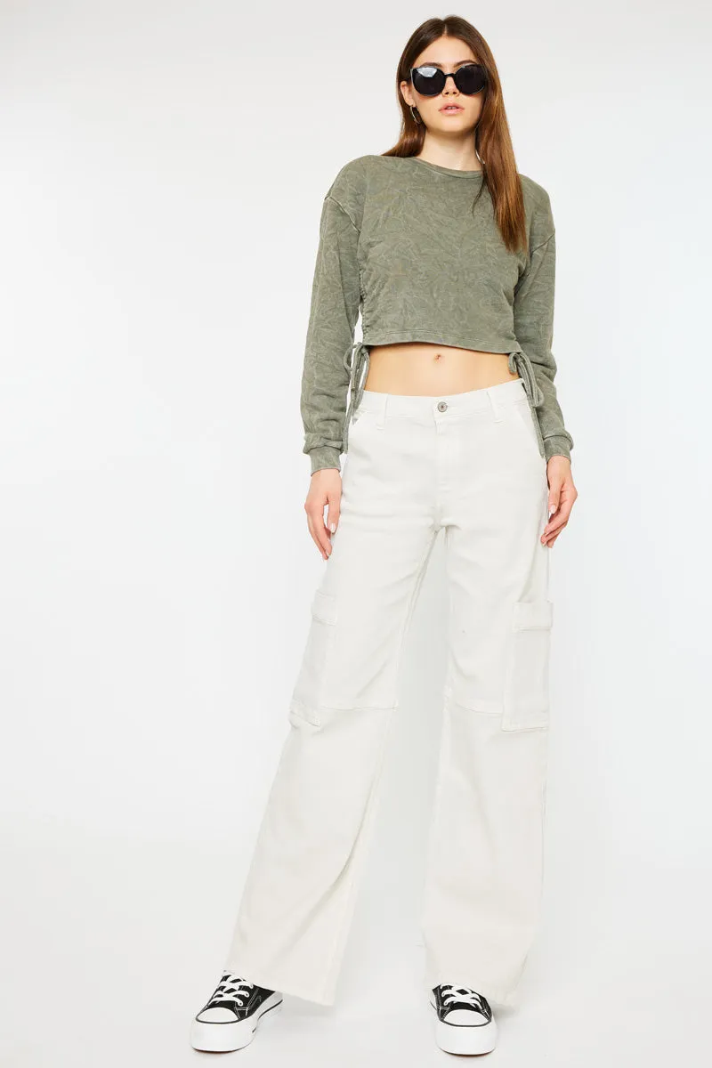 Rain Low Rise Knee X-Cargo Jeans