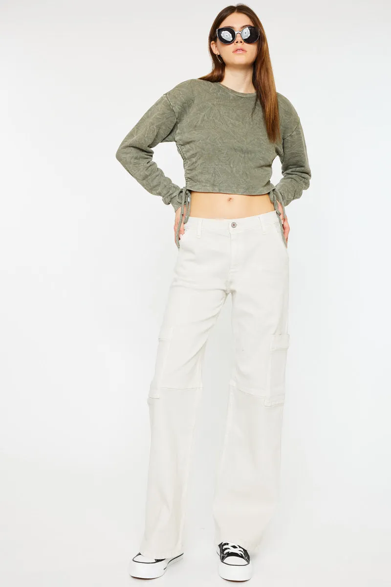 Rain Low Rise Knee X-Cargo Jeans