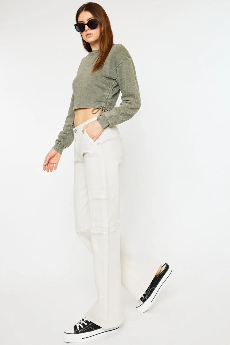 Rain Low Rise Knee X-Cargo Jeans