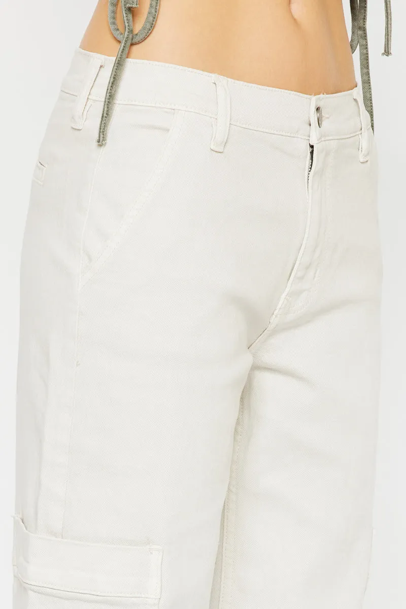 Rain Low Rise Knee X-Cargo Jeans