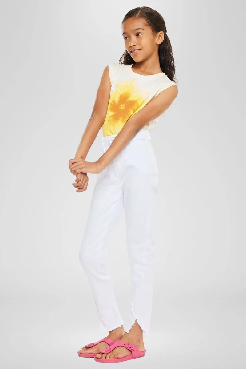 Rio High Rise Ankle Skinny Kid Jeans