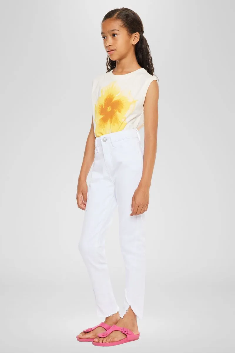 Rio High Rise Ankle Skinny Kid Jeans