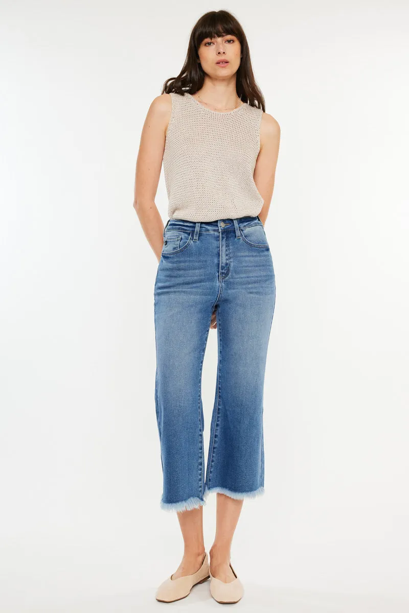Rixby High Rise Capri Flare