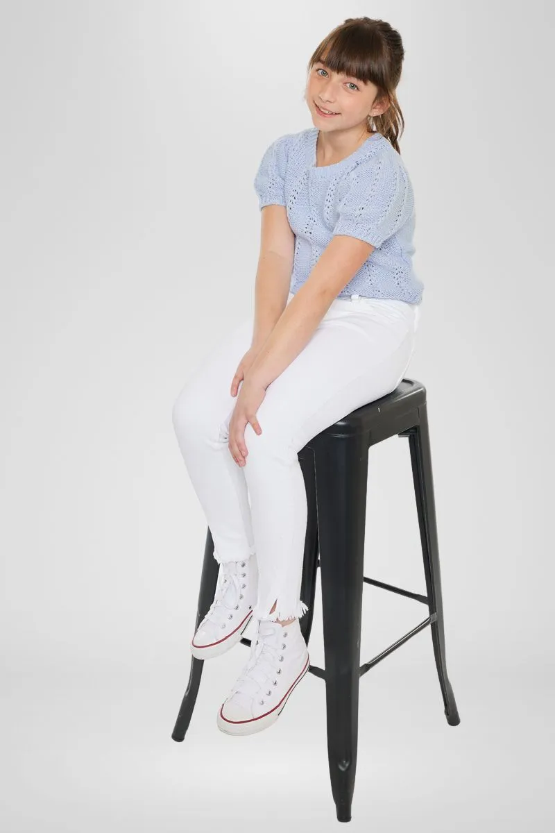 Rocket High Rise Ankle Skinny Kid Jeans
