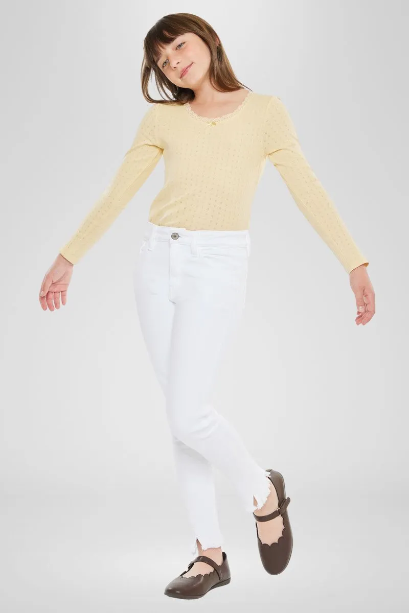 Rocket High Rise Ankle Skinny Kid Jeans