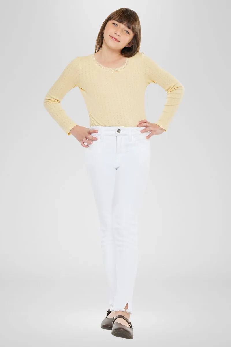 Rocket High Rise Ankle Skinny Kid Jeans