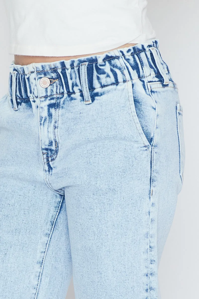Rubi High Rise Wide Leg Kids Jeans