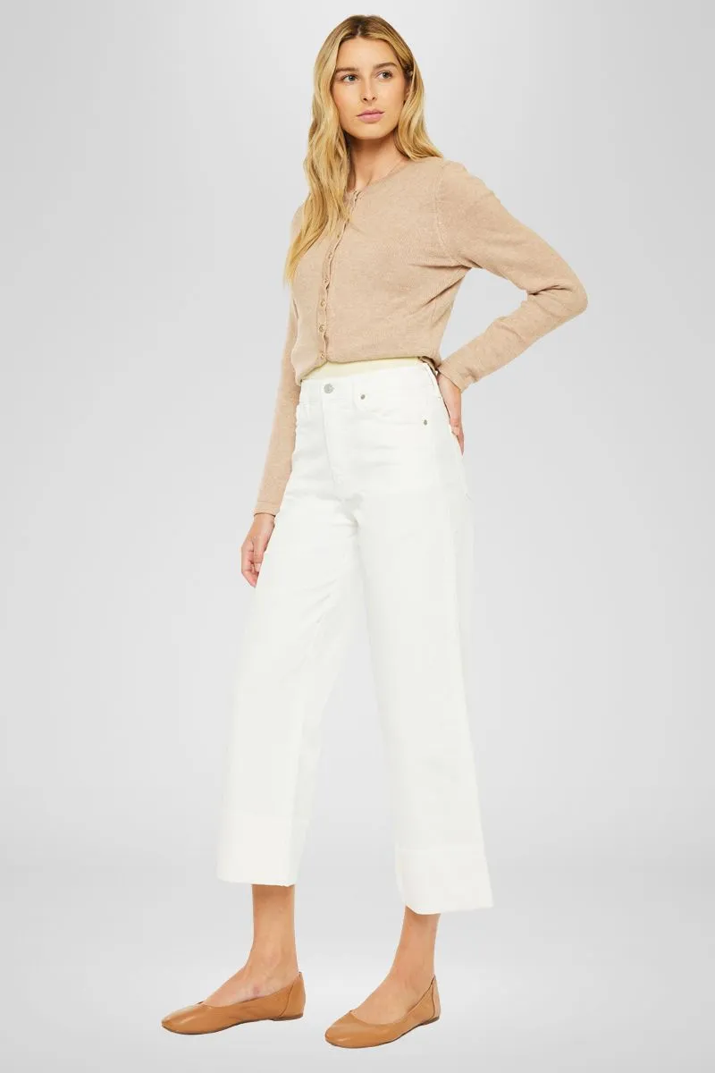 Sammie High Rise 90's Cropped Wide Leg Jeans