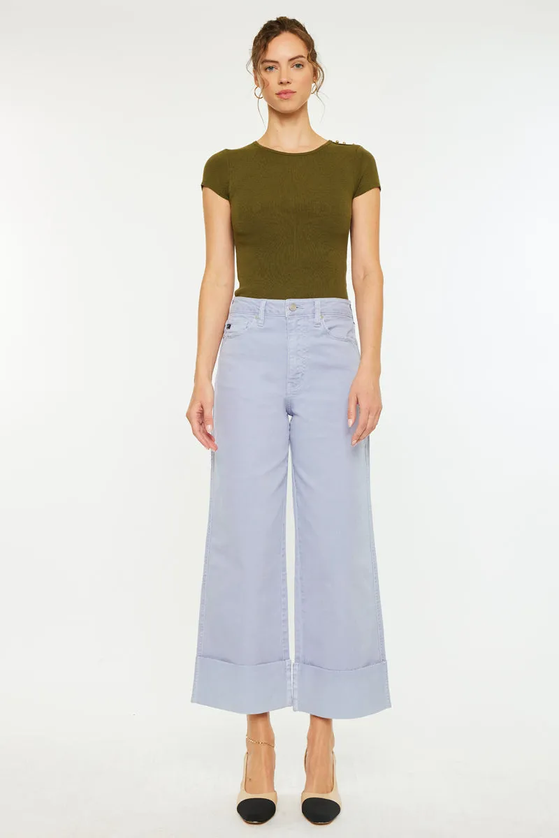 Sammie High Rise 90's Cropped Wide Leg Jeans