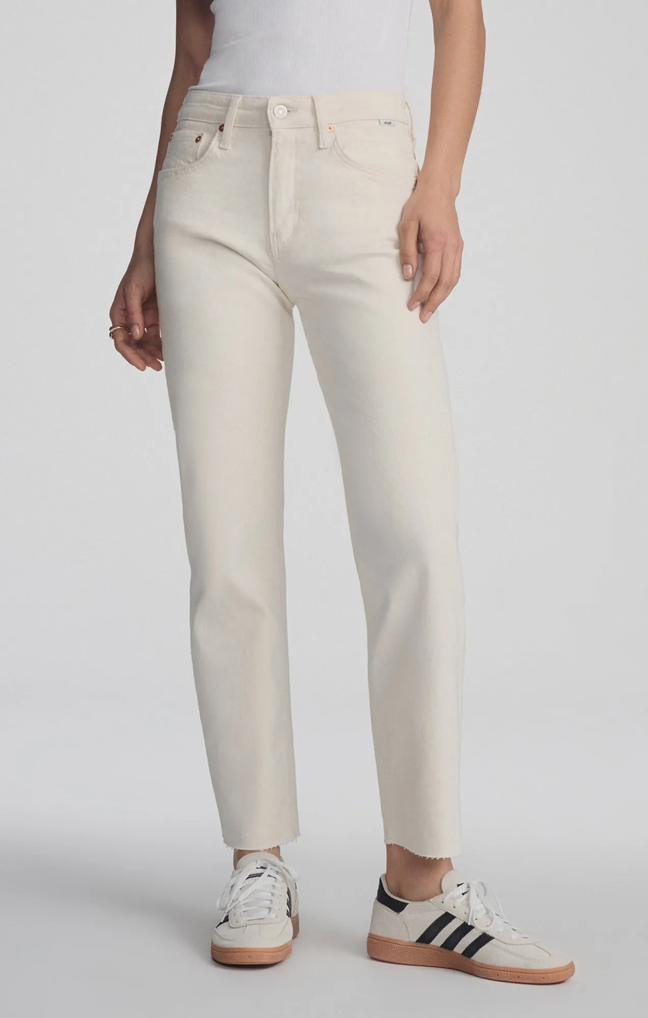 SAVANNAH STRAIGHT LEG IN ECRU CLASSIC BLUE