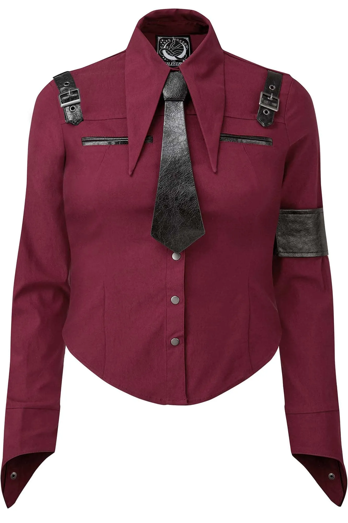 Secret Mission Button-Up Shirt [BLOOD] [PLUS] - Resurrect