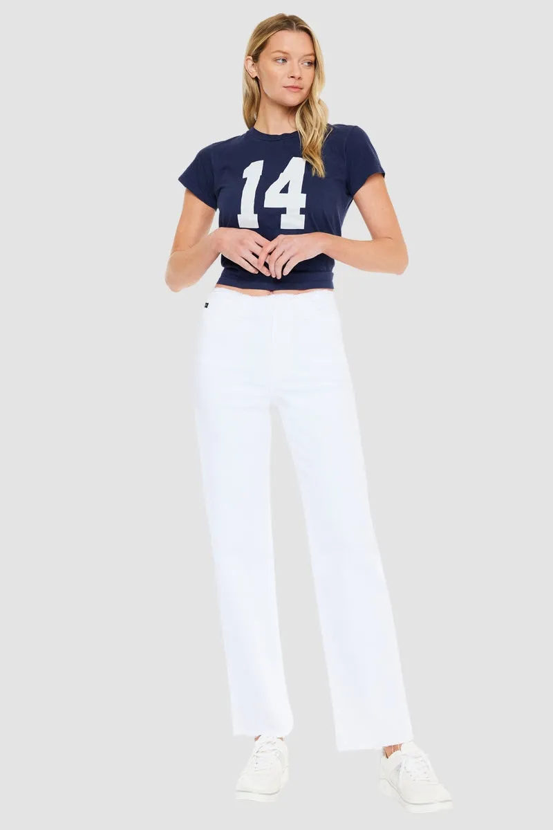 Sharon High Rise True Straight Jeans
