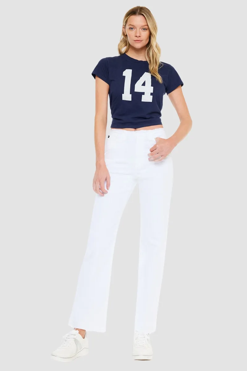Sharon High Rise True Straight Jeans