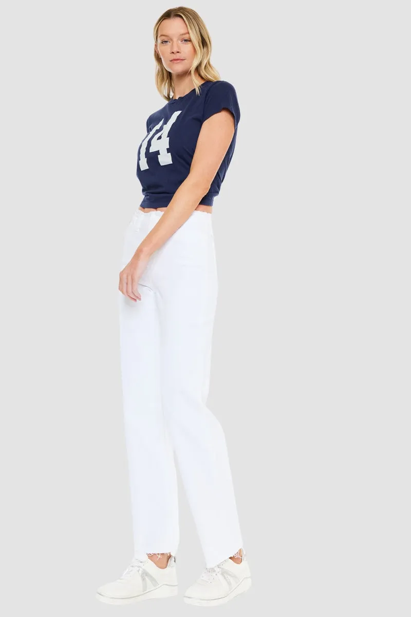 Sharon High Rise True Straight Jeans