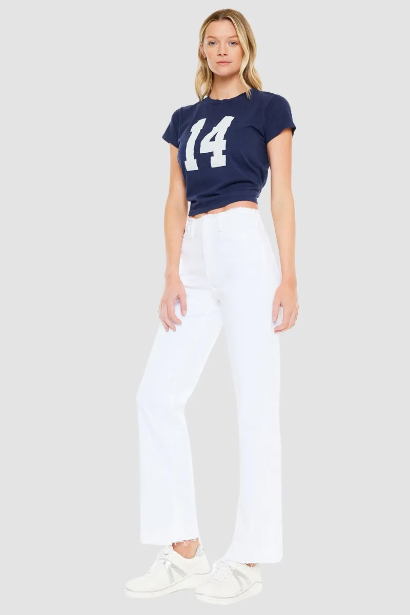 Sharon High Rise True Straight Jeans