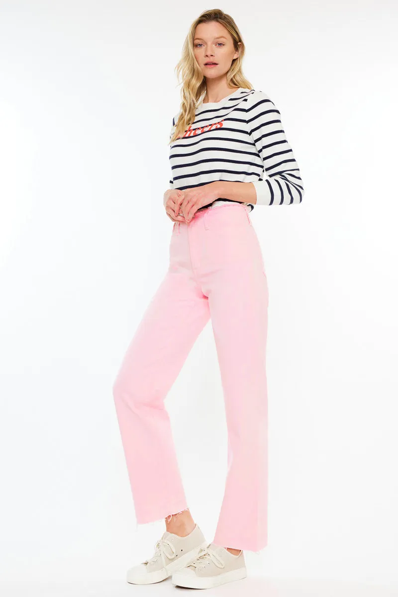 Sharon High Rise True Straight Jeans