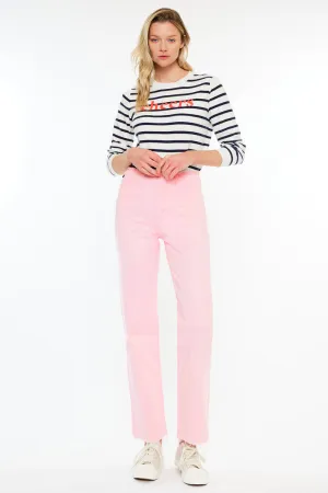 Sharon High Rise True Straight Jeans