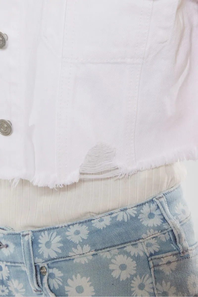 Shay Cropped 90's Vest