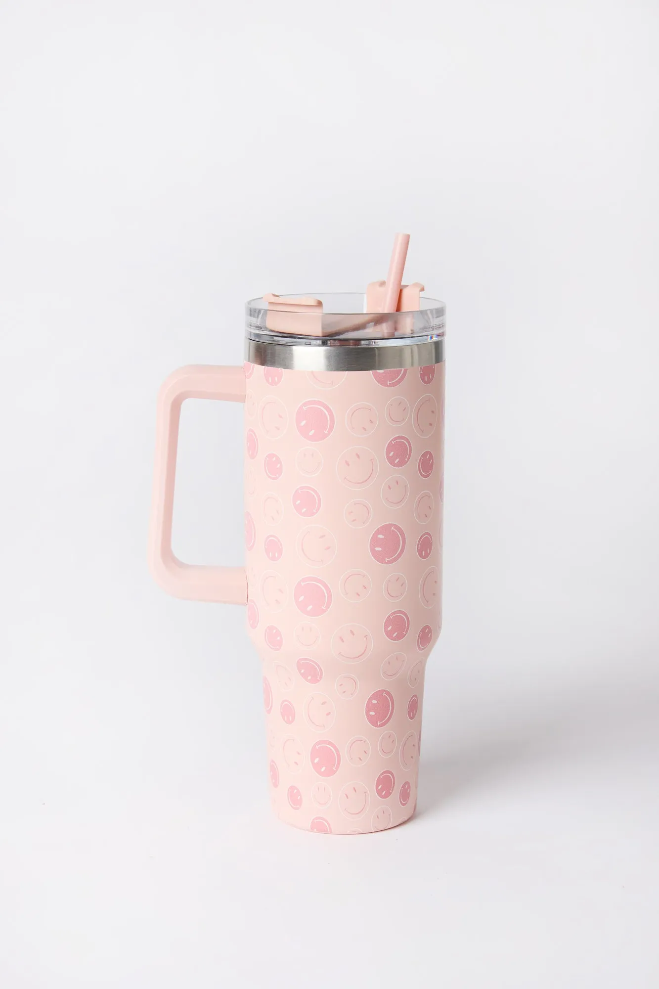 Stainless Steel Tumbler Cup With Straw