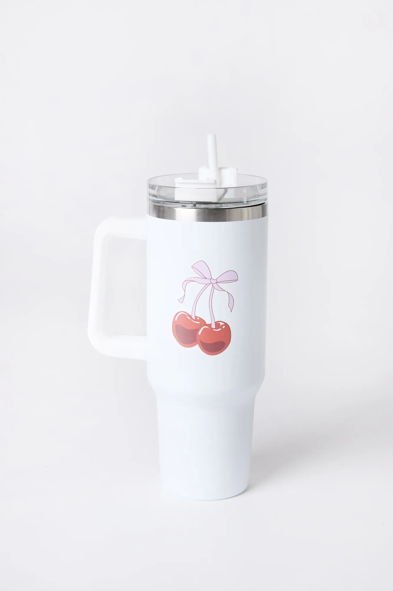 Stainless Steel Tumbler Cup With Straw