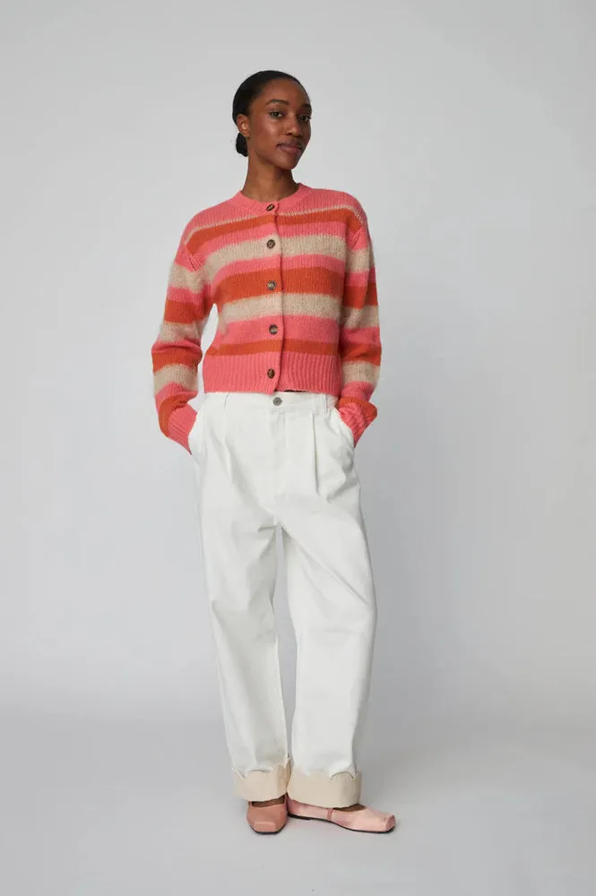 Stella Nova Two-Tone Scallop Moon Wash Jeans