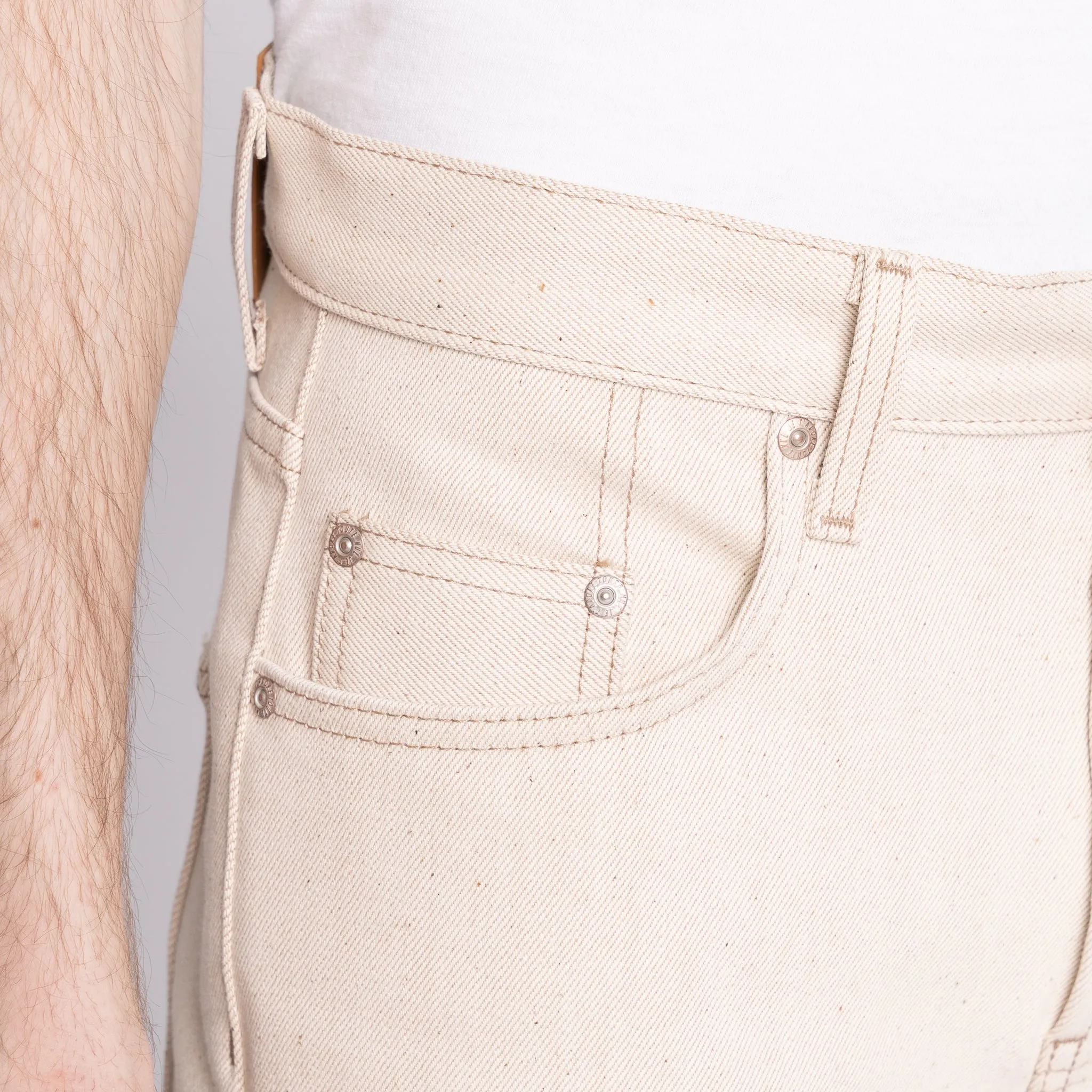 Strong Guy - All Natural Ecru Foxfibre® Selvedge