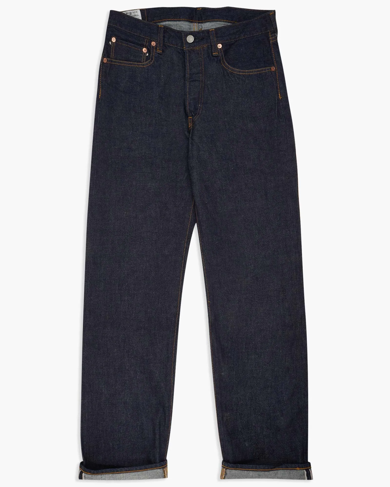 Studio D'Artisan D1891 13oz Selvedge Regular Straight Mens Jeans - Onewash