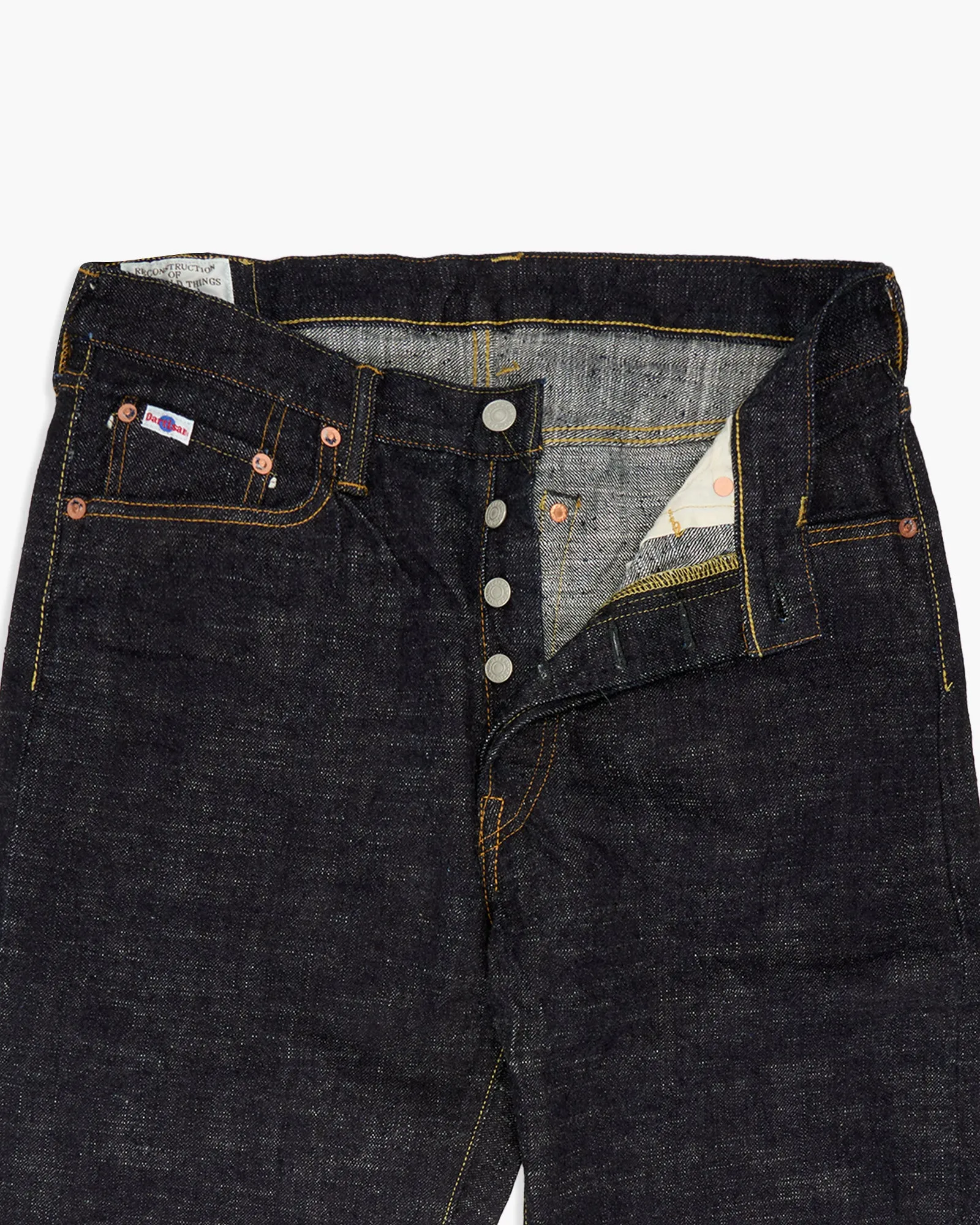 Studio D'Artisan SD-1001 'GL3' 15oz Selvedge Regular Straight Mens Jeans - Onewash