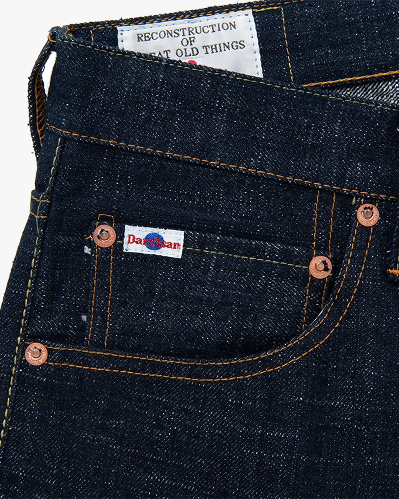 Studio D'Artisan SD-1001 'GL3' 15oz Selvedge Regular Straight Mens Jeans - Onewash