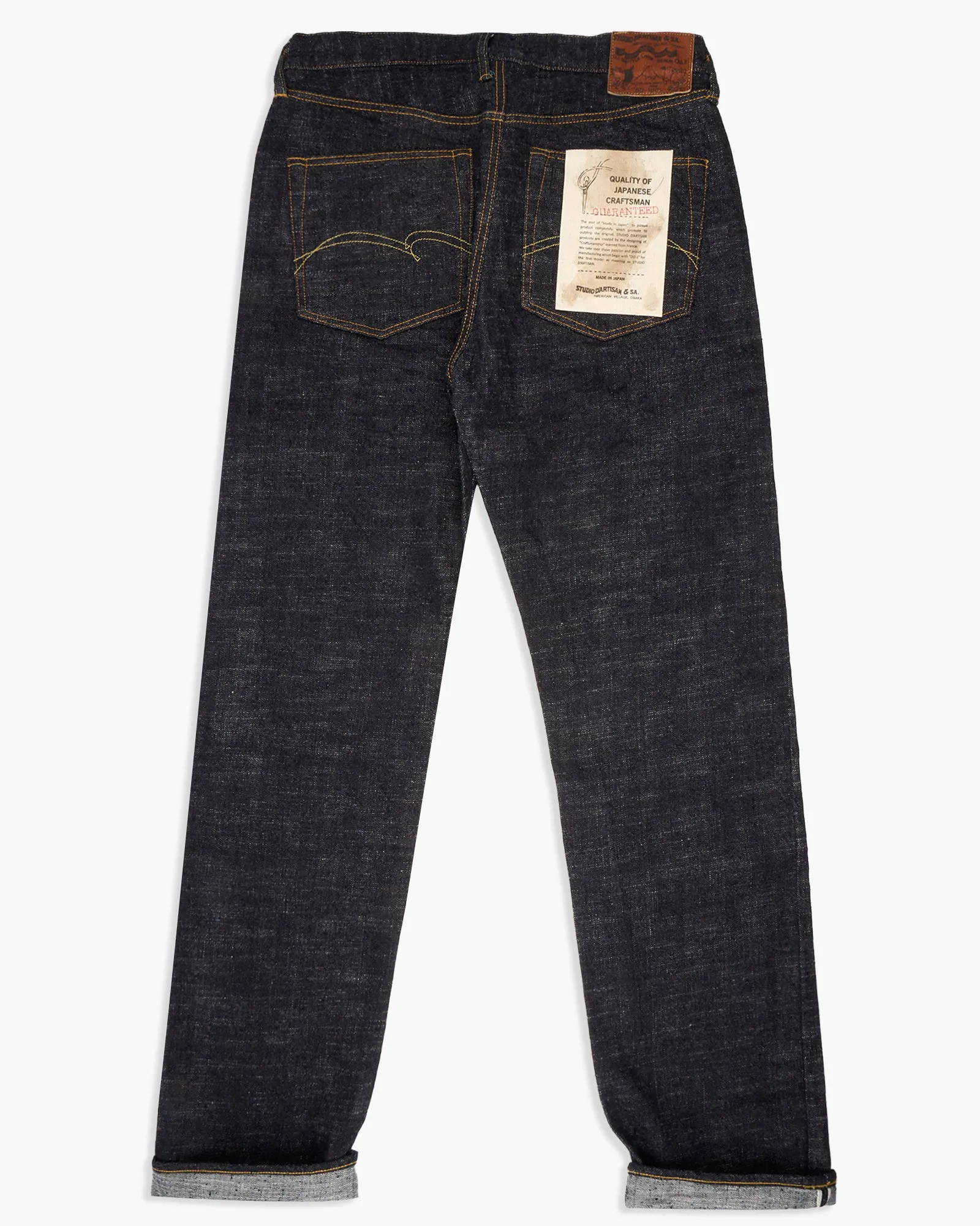 Studio D'Artisan SD-1001 'GL3' 15oz Selvedge Regular Straight Mens Jeans - Onewash