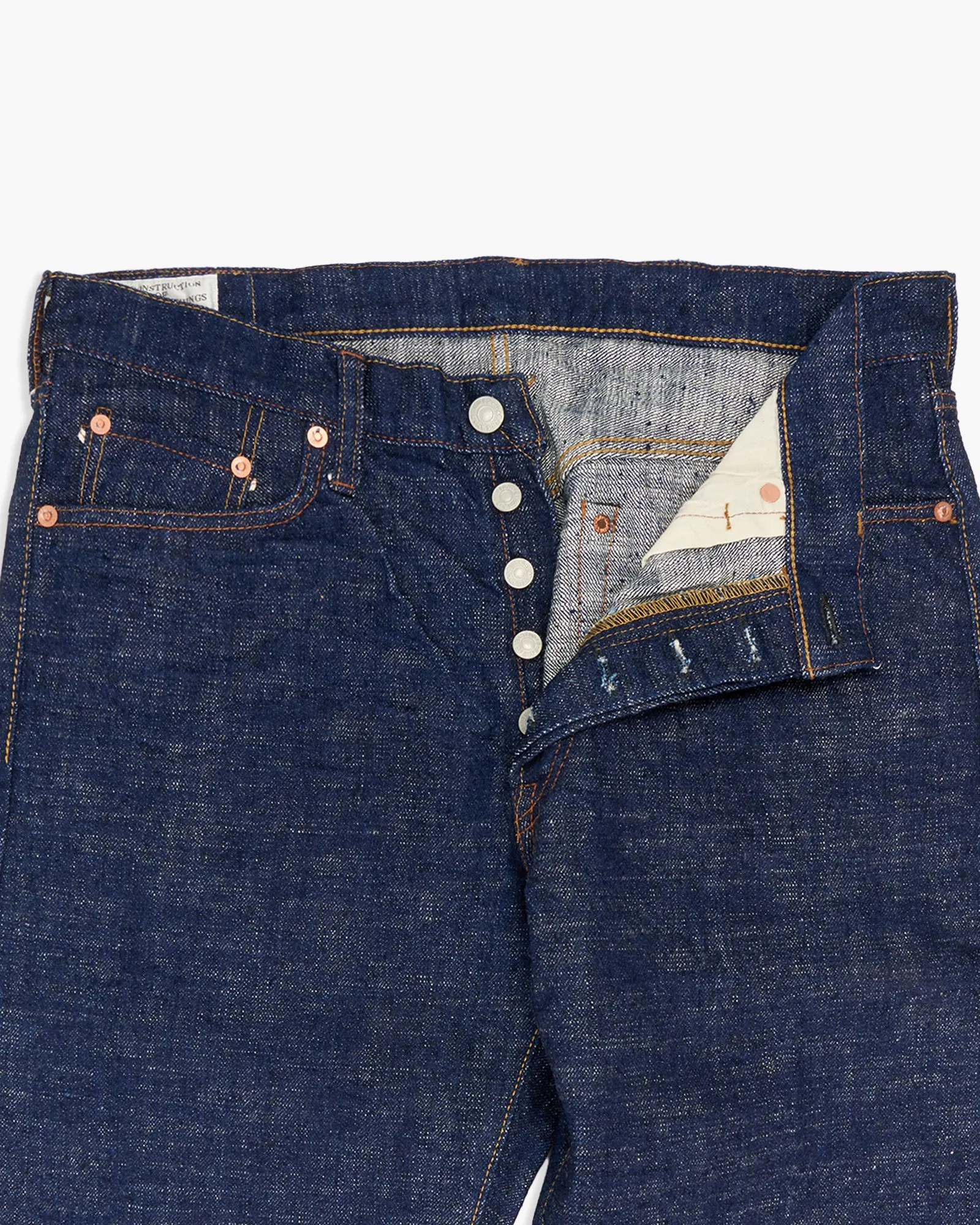 Studio D'Artisan SP-108 45th Anniversary 16oz Selvedge 'Extreme Denim' Regular Straight Mens Jeans - Onewash