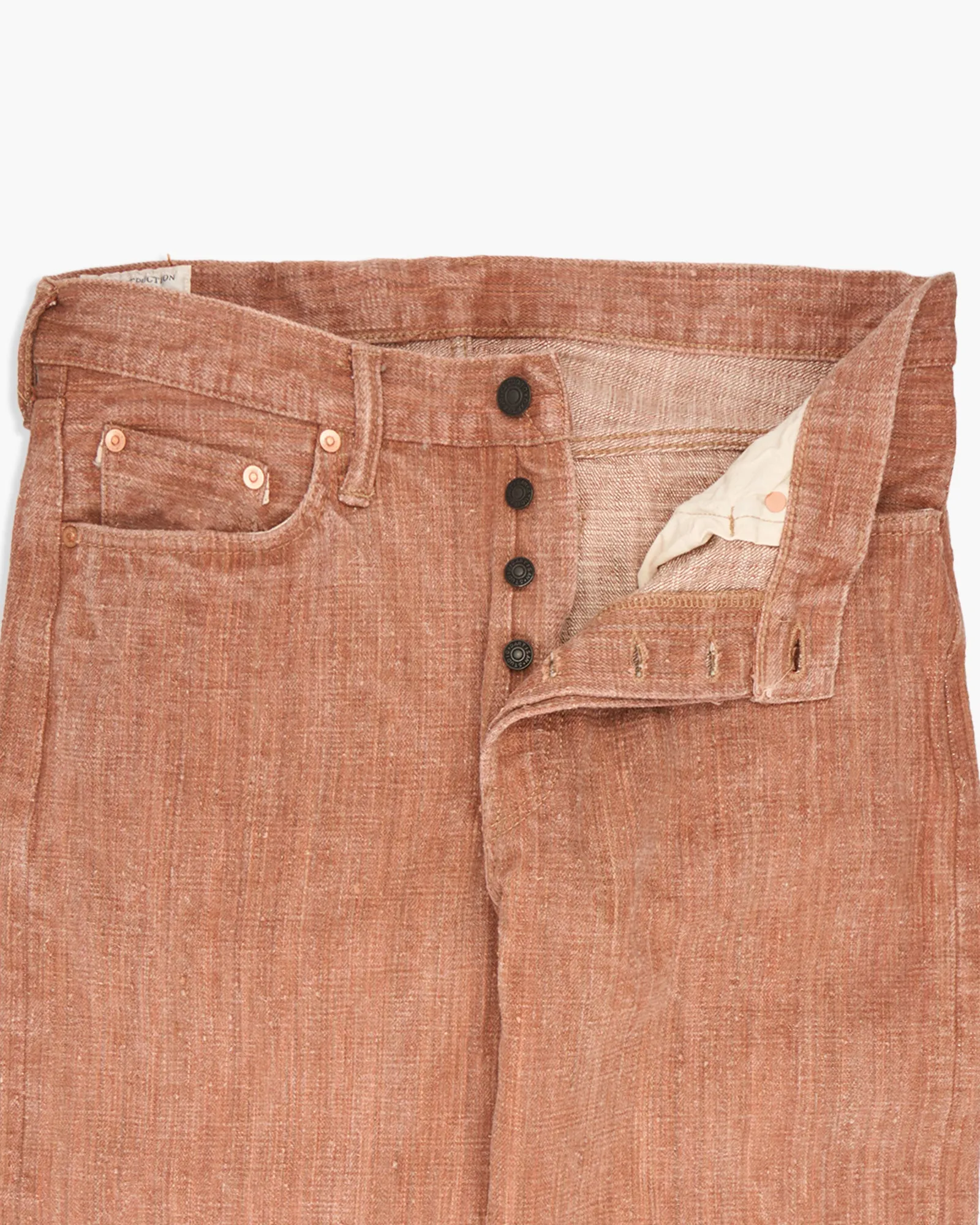 Studio D'Artisan SP-110 45th Anniversary Kakishibu 'Extreme Denim' 16oz Regular Straight Mens Selvedge Jeans - Onewash