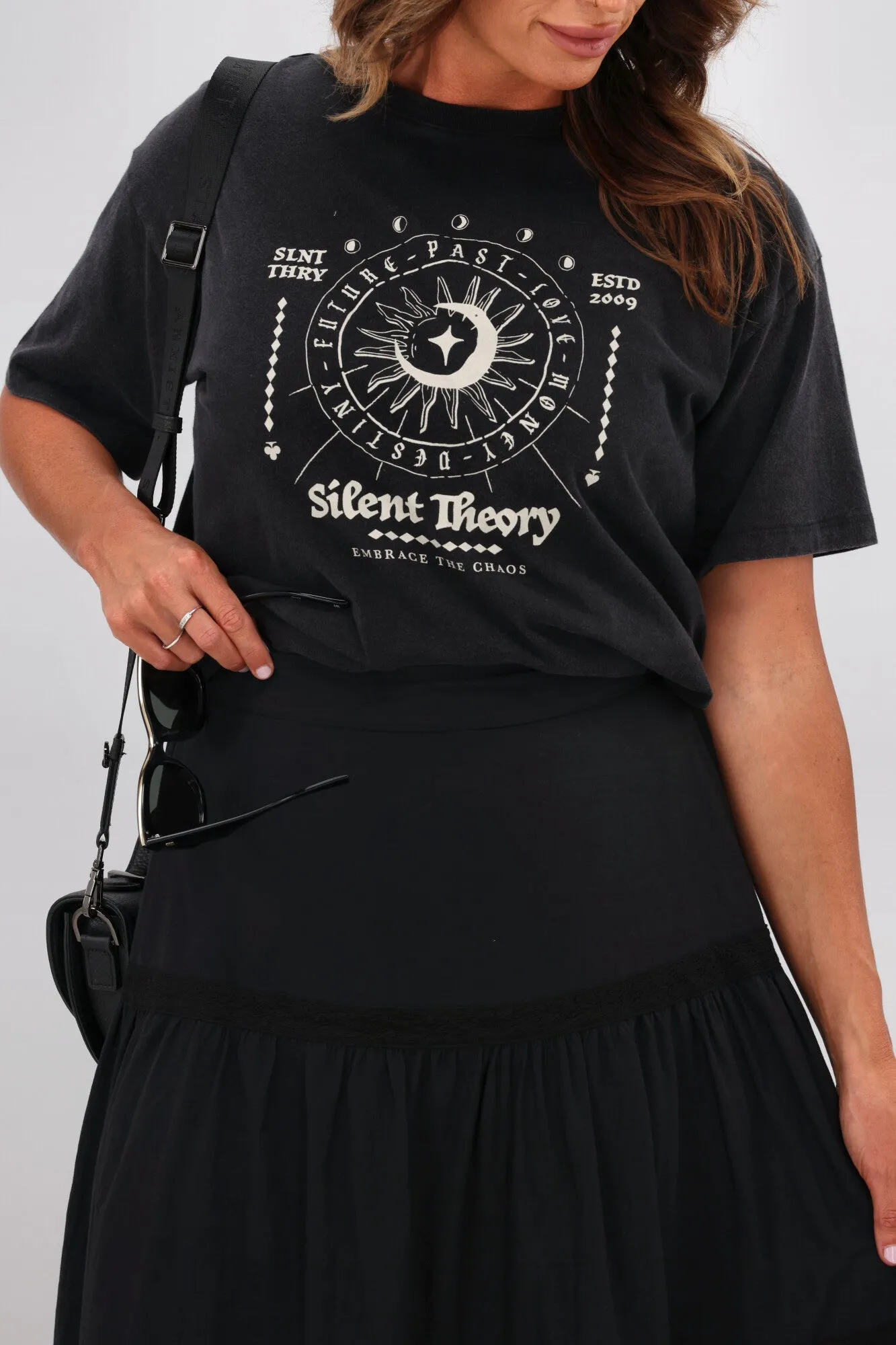 Sunday Boho Ebony Skirt Black