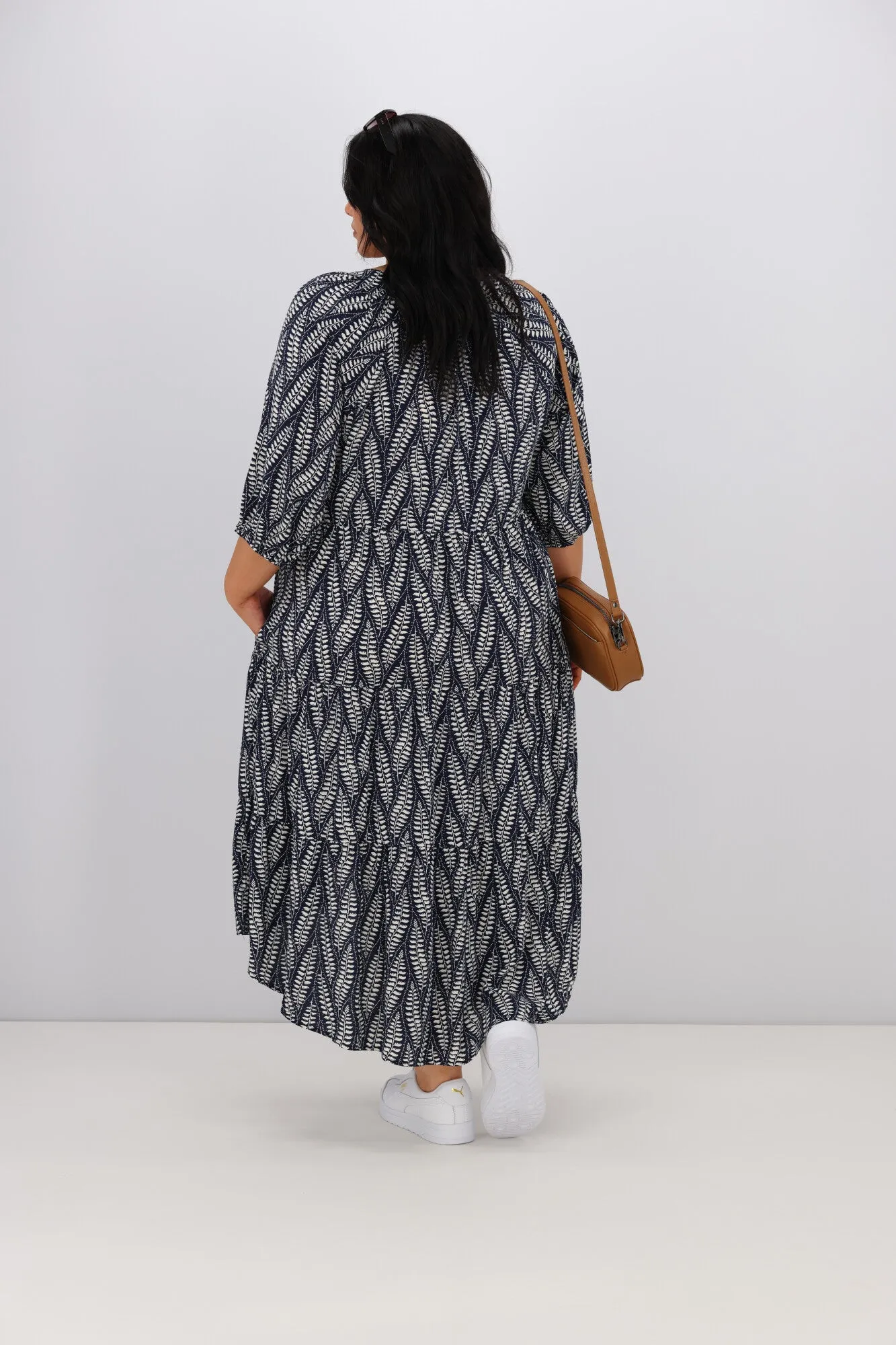 Sunday Boho Katina Fern Dress Navy